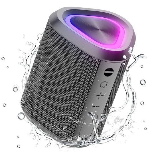 Bluetooth Speaker, 24H Playtime Portable Wireless Bluetooth 5.0 Speaker with Stereo Bass, up to 100 Ft Bluetooth Range, IPX7 Waterproof Mini Bluetooth Speaker
